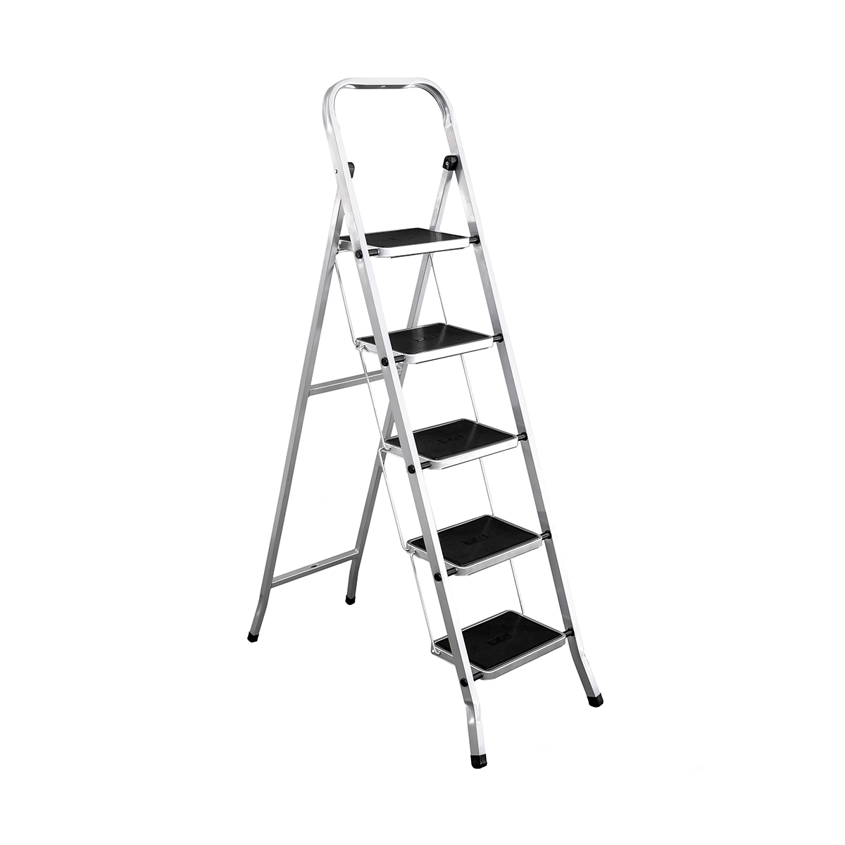 Стремянка стальная 5 широких антискольз. ступеней (1/2) "zalger" 511-5