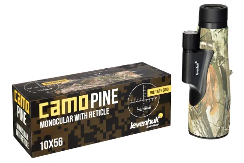 Монокуляр камуфляжный Levenhuk Camo Pine 10x56 с сеткой