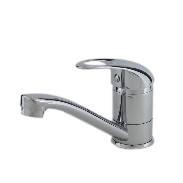 Смеситель для кухни "nega" ng 15  поворотный излив (1/10) "клевер"