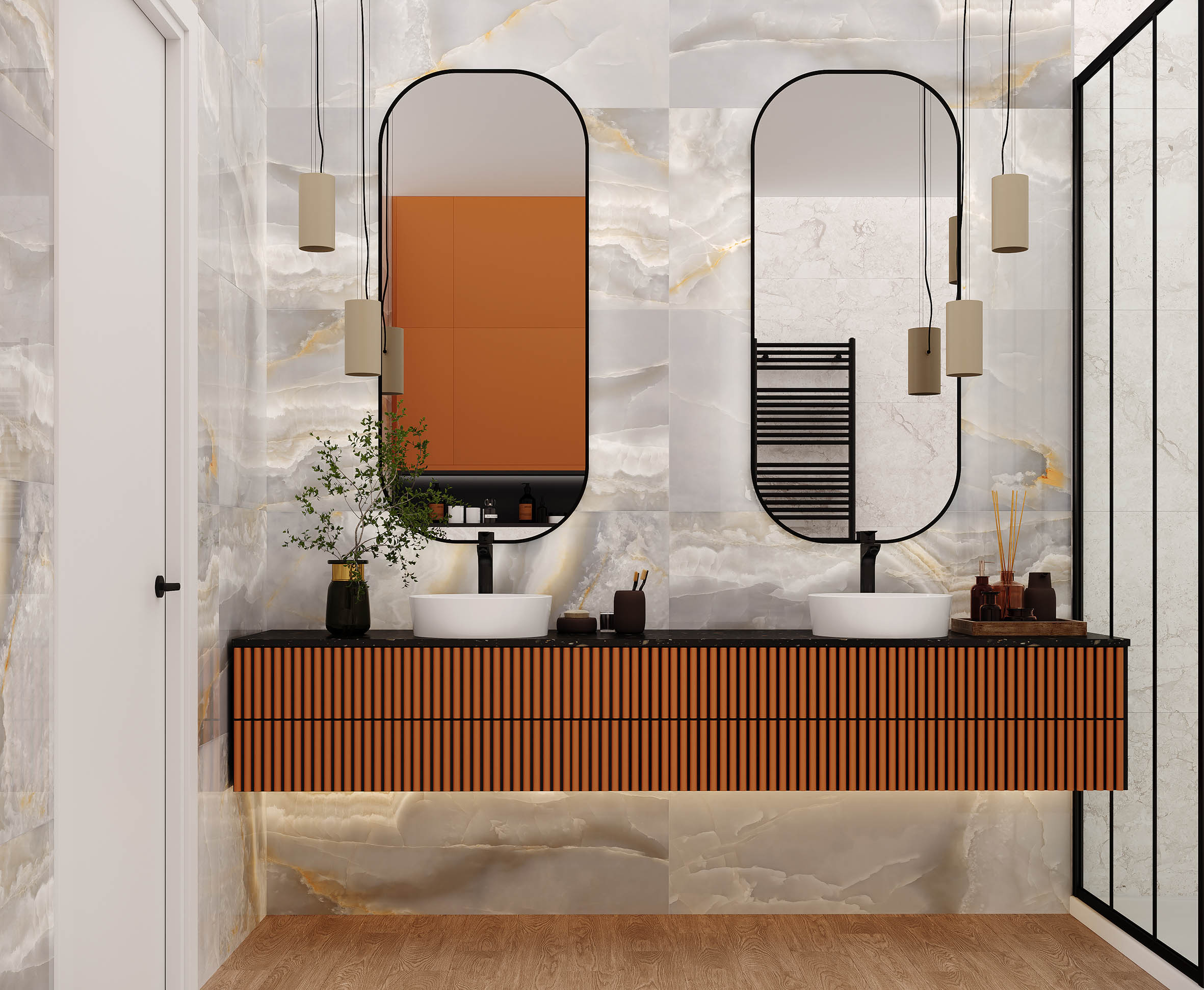 Onyx azul керамогранит серый полированный 60x120