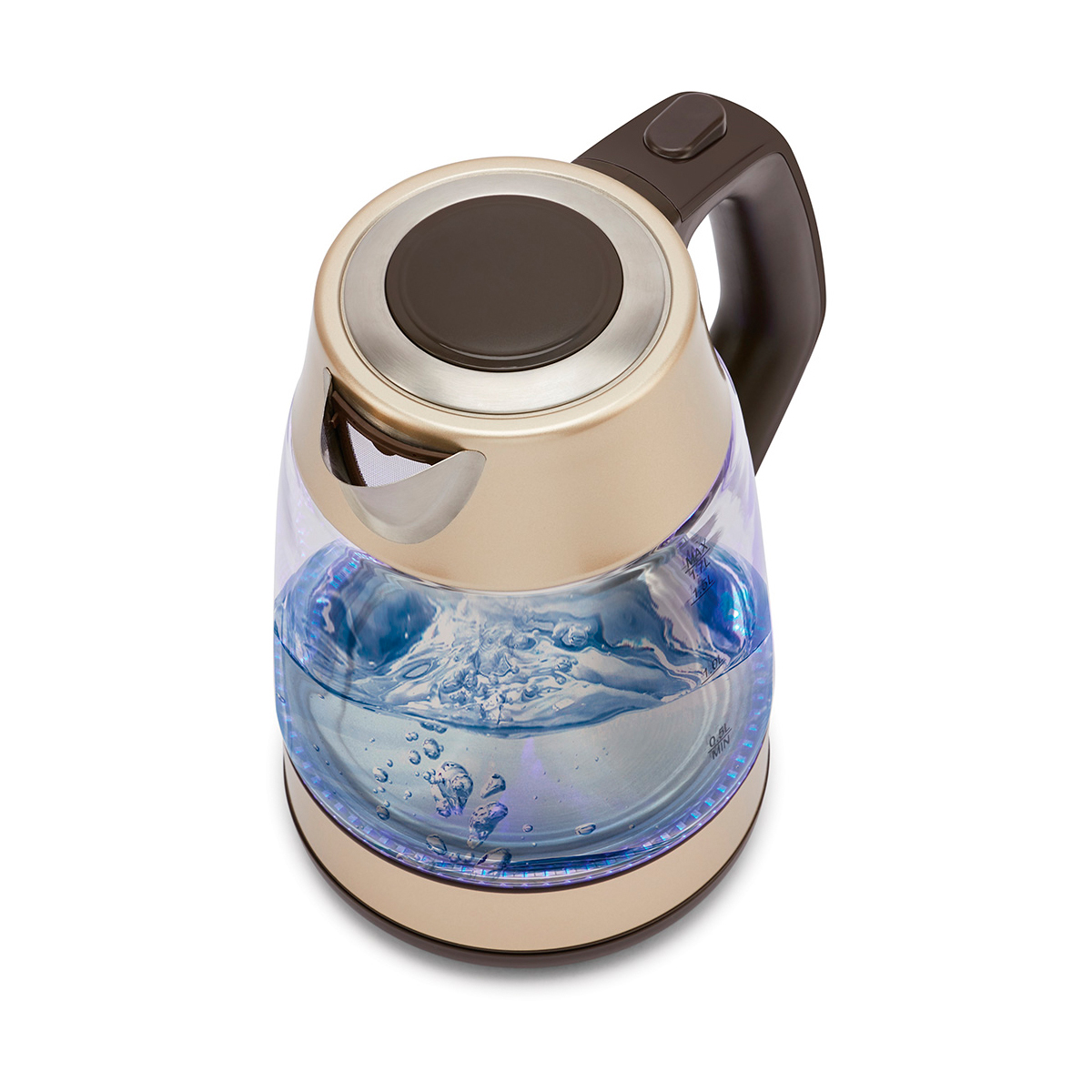 Чайник электр. pwk 1760cgl 1,7 л стекло (красный) (1/6) "polaris"