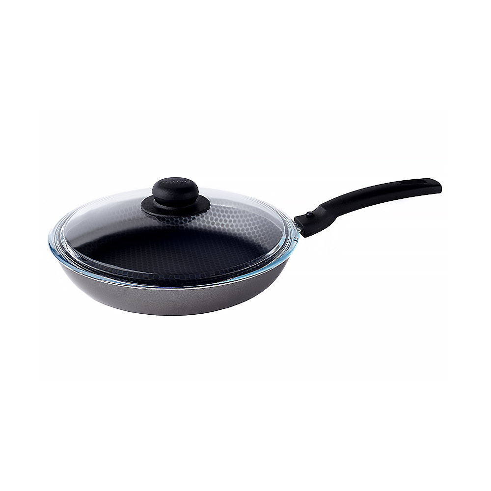 Сковорода антипригарн. "discovery"  22 см съемная ручка, стекл. крышка (1/8) "scovo"