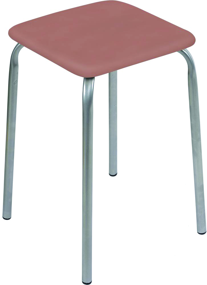 Табурет "эконом 3" квадратное сиденье 29 см (1/10) коричневый тэ3/к "ника"