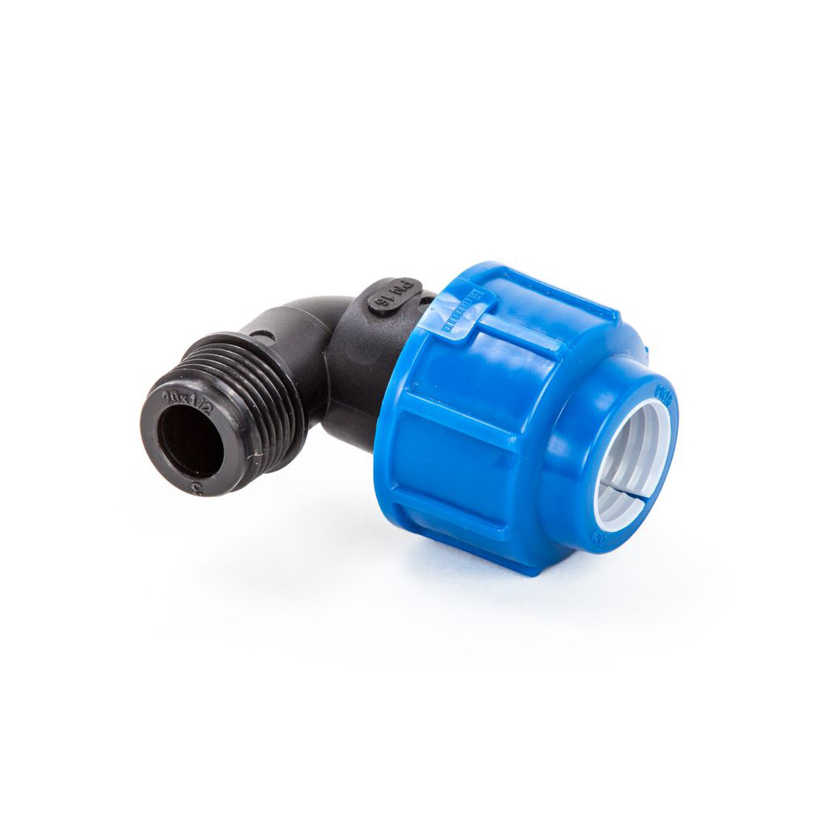 Отвод компрессионный для пнд труб наружн. резьба 25 x 1/2" (30/300) "lammin"