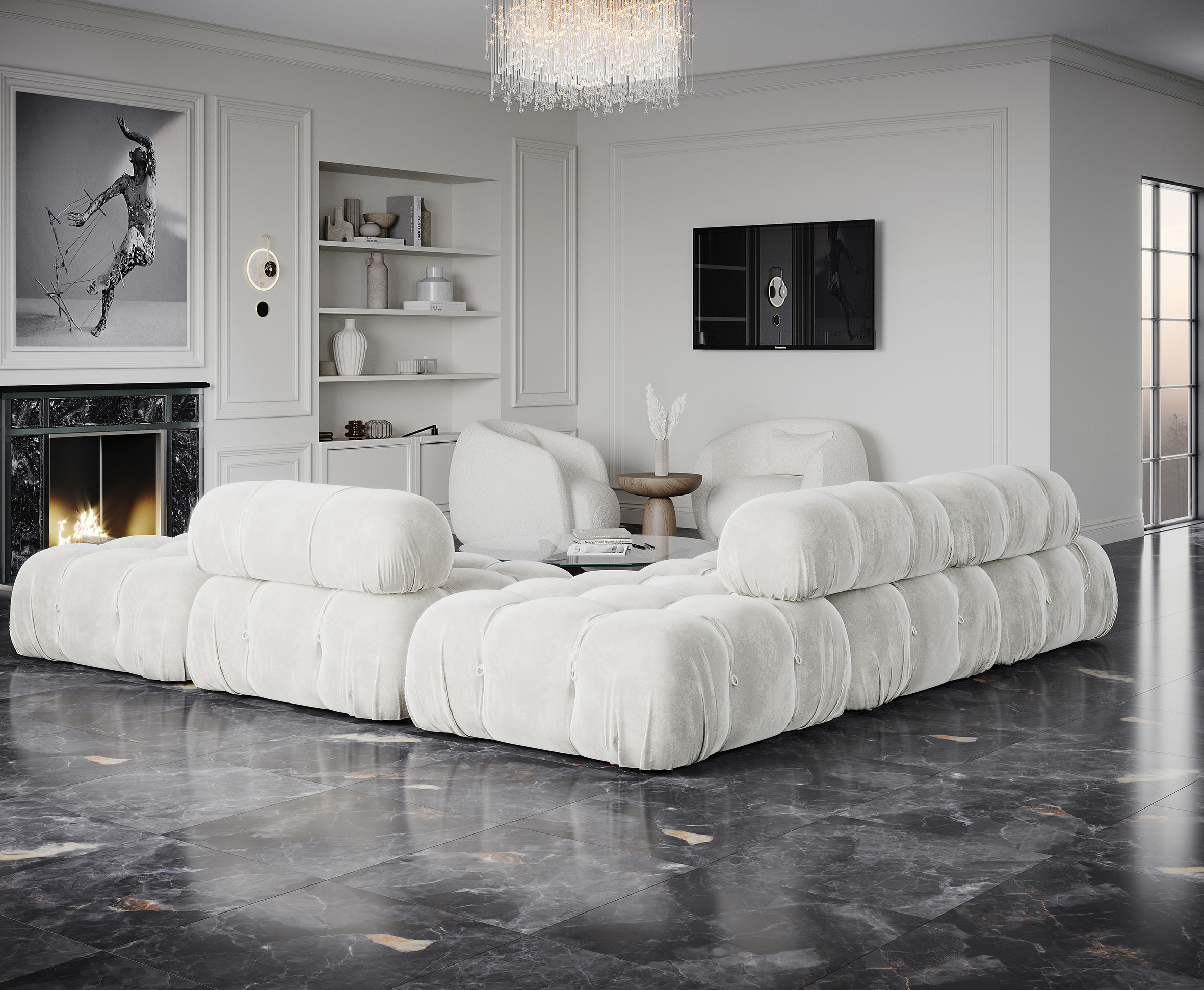 Aliot blue керамогранит полированный 60x120