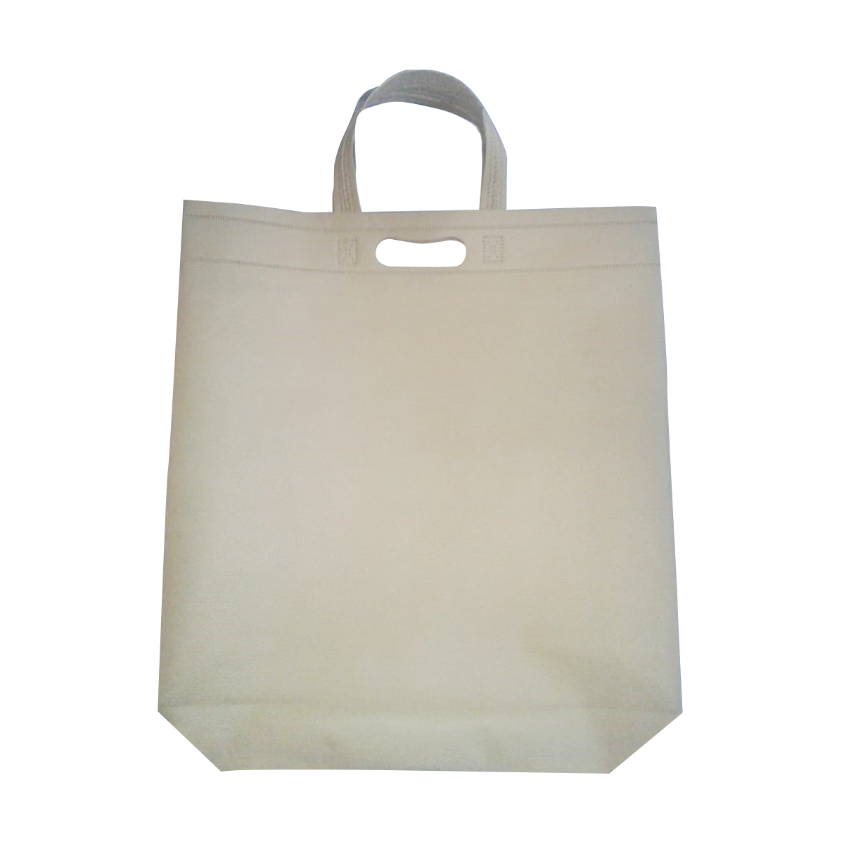 Сумка спанбонд 3d  40*40*10 см (бежевая) (100)