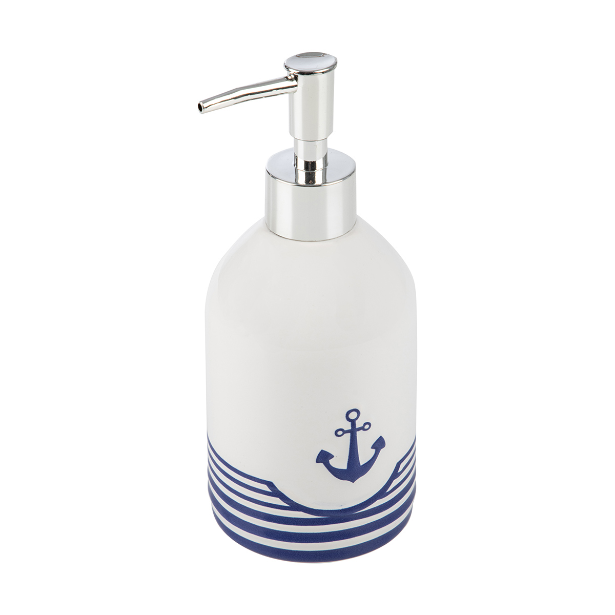 Дозатор для жидкого мыла "морское путешествие", керамика (1/4/24) "рыжий кот"