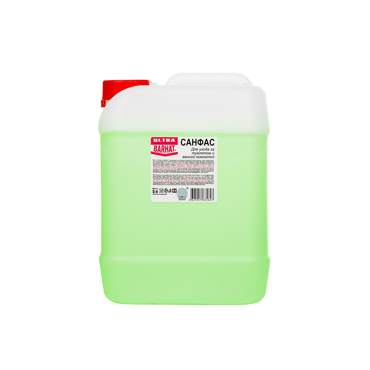 Средство чистящее для сантехники "barhat ultra санфас" 5 л (1)