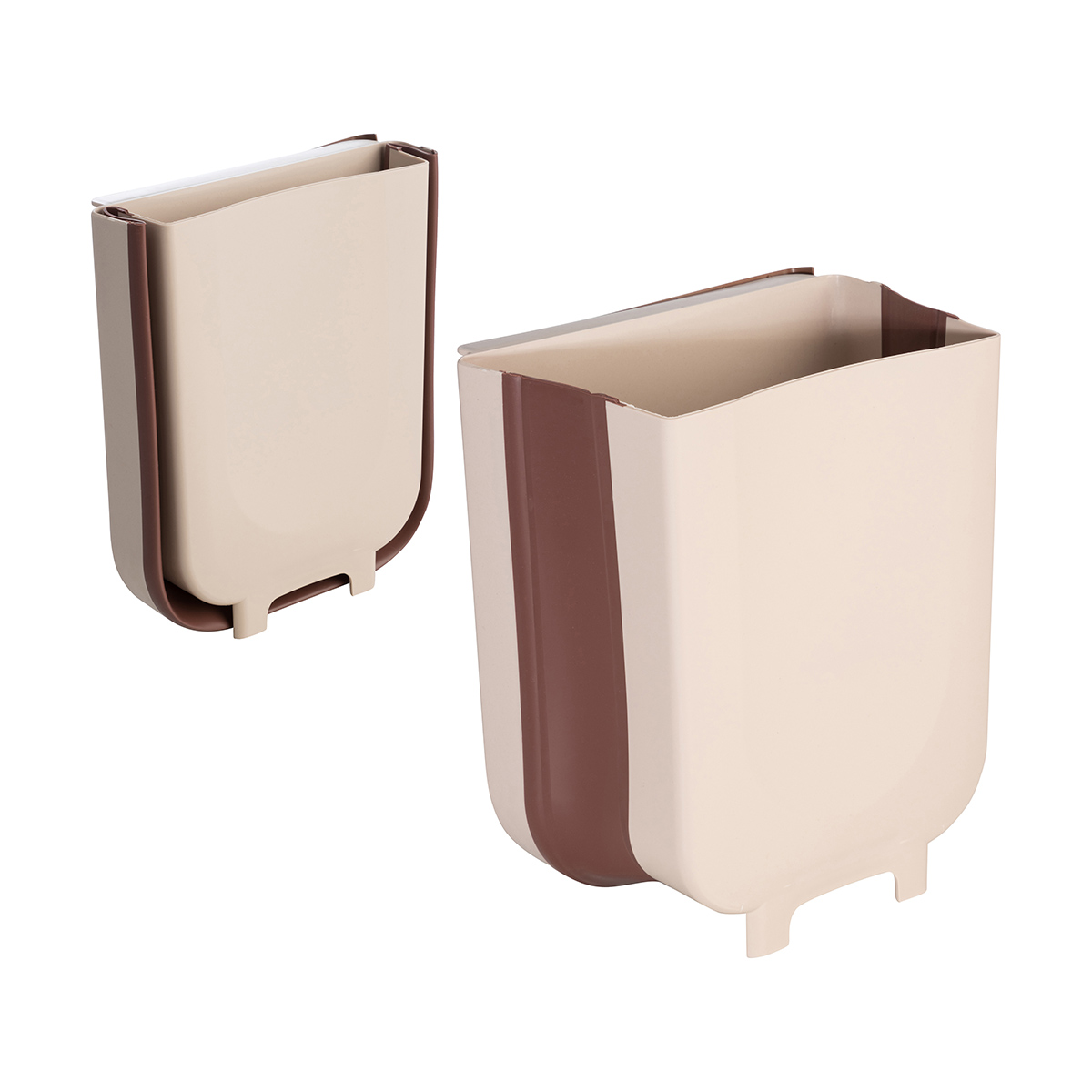 Ведро для мусора подвесное "magic" 8 л,  25*15*29 см (1/40) "рыжий кот"