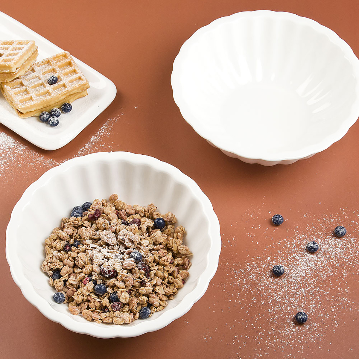 Салатник "маршмеллоу" 20*20*6,7 см, 1 л, фарфор (1/5/30) "nouvelle home" 0530184