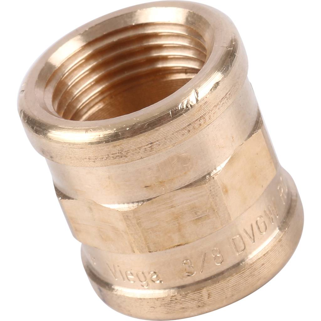 Муфта резьбовая (ВР) 3/8" бронза VIEGA (282349)