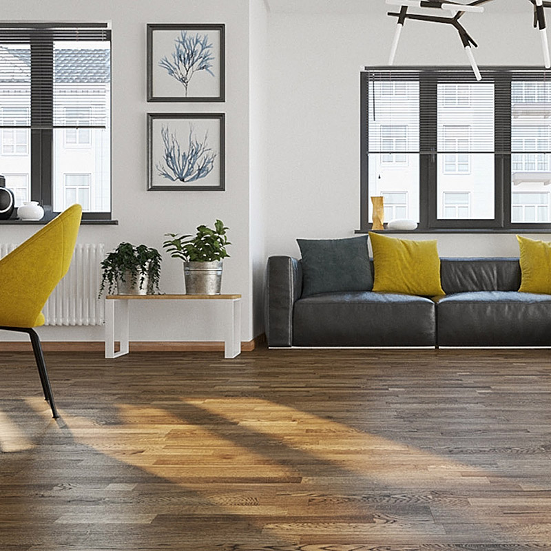 Паркетная доска Polarwood Дуб Юпитер масло трехполосный Oak Jupiter Oiled Loc 3S