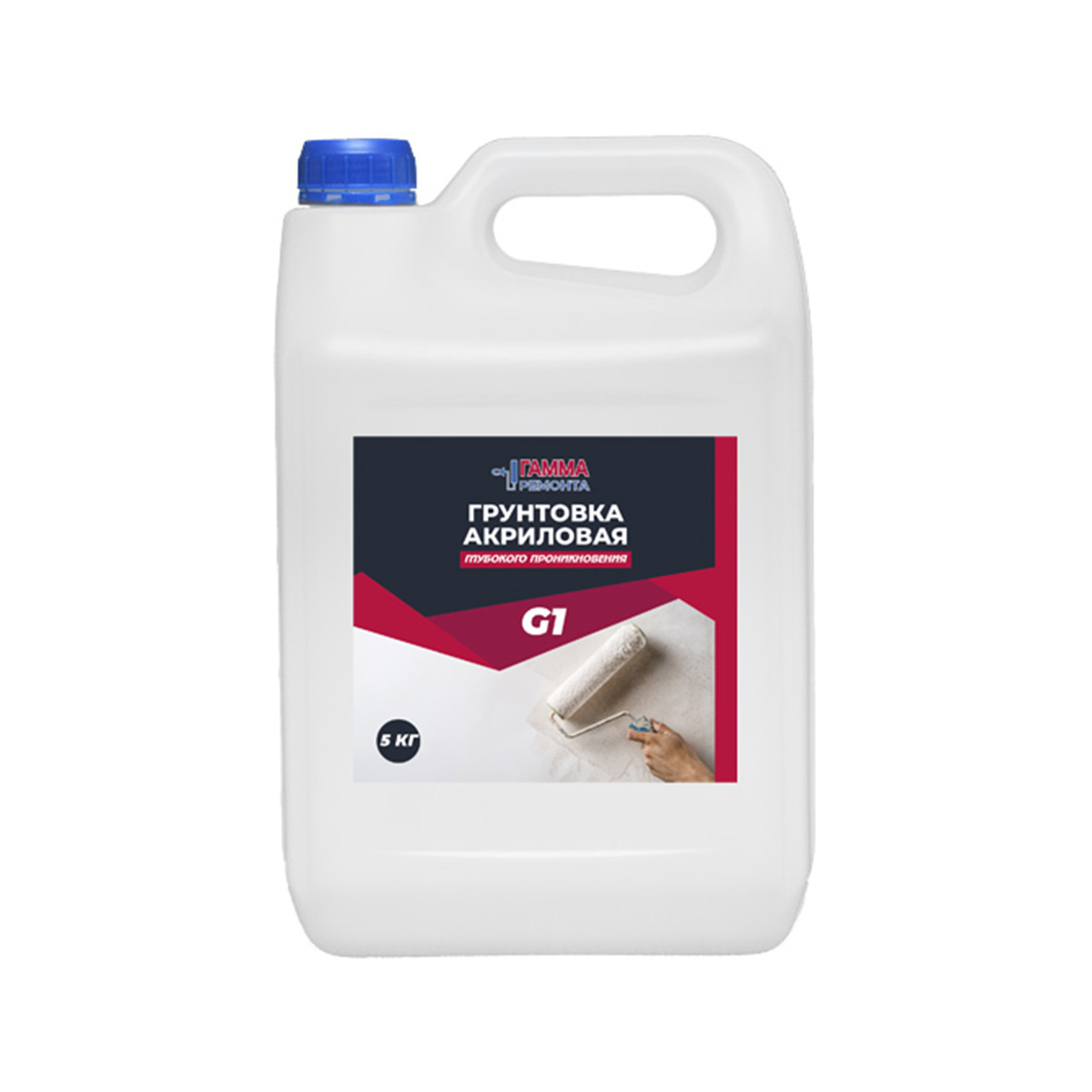 Грунтовка глубокого проник. g1  5 кг (1) "гамма ремонта"