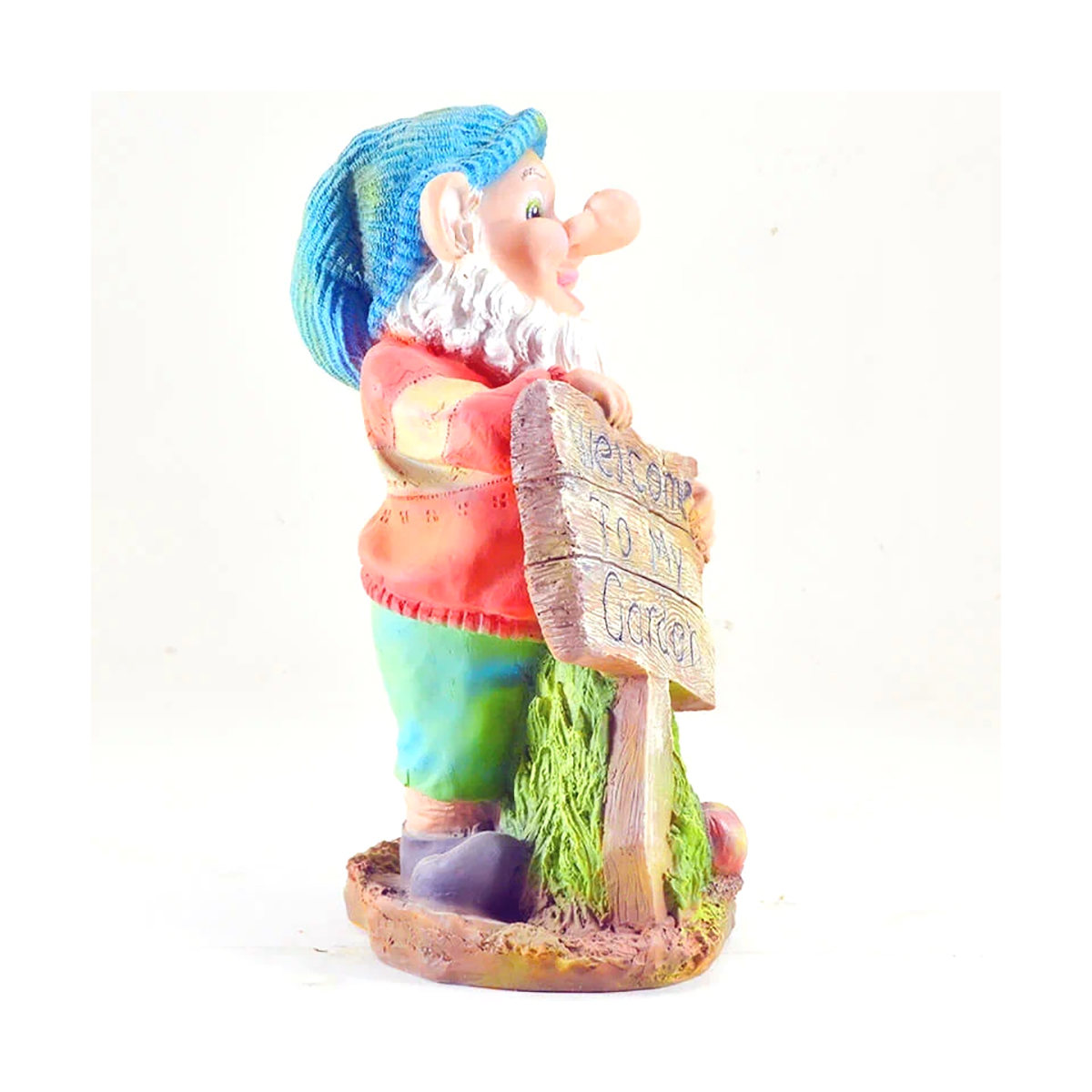 Фигурка садовая "гном с табличкой" (1/3) "сказка" jng285