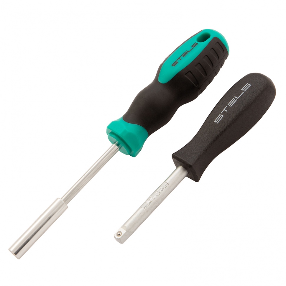 Набор инструмента, 1/4, 3/8, 1/2, Cr-V, S2, усиленный кейс, 216 предметов Stels (14115)