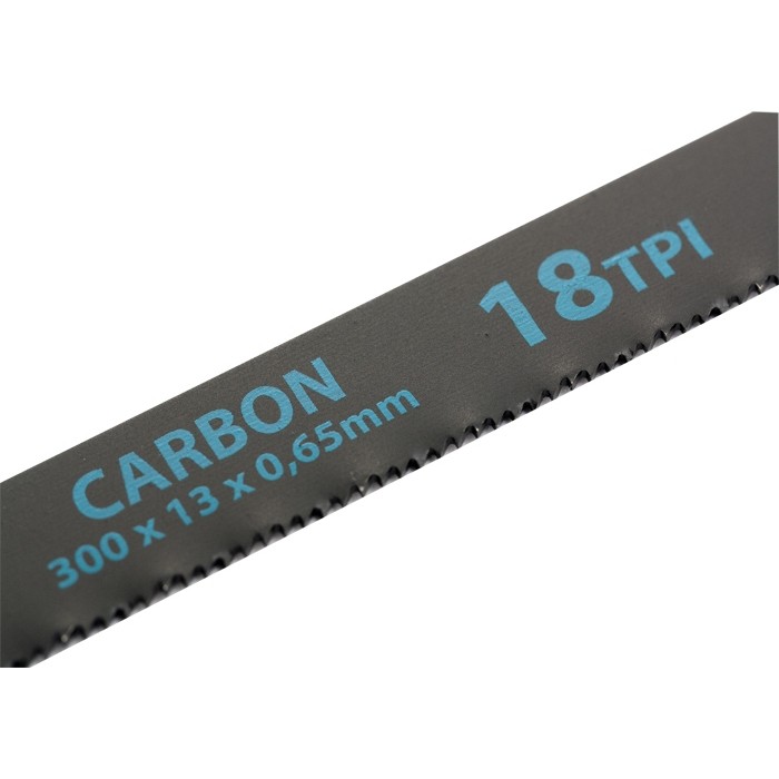 Полотна для ножовки по металлу, 300 мм, 18 TPI, Carbon, 2 шт Gross (77720)