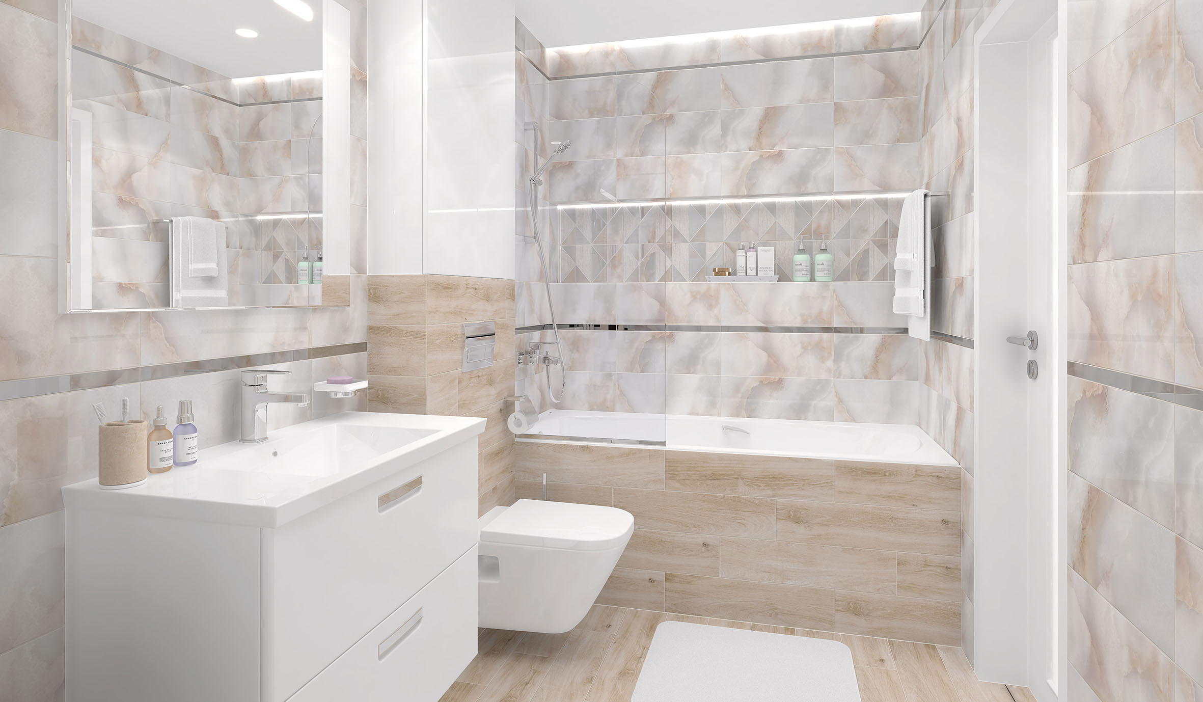 Soul бежевый 20x50