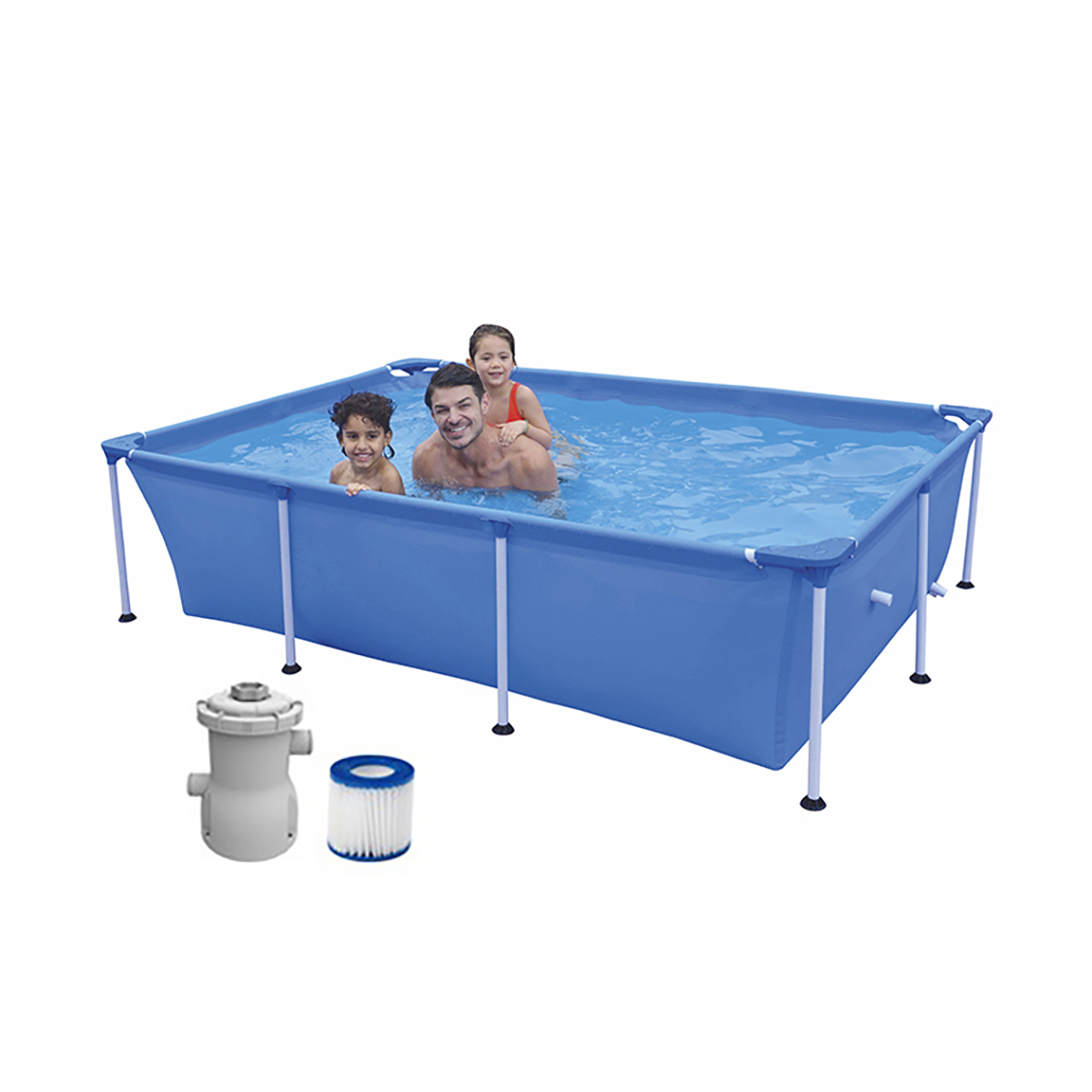 Бассейн каркасный 258 х 179 х 66 cм (1) "avenli" 17805eu