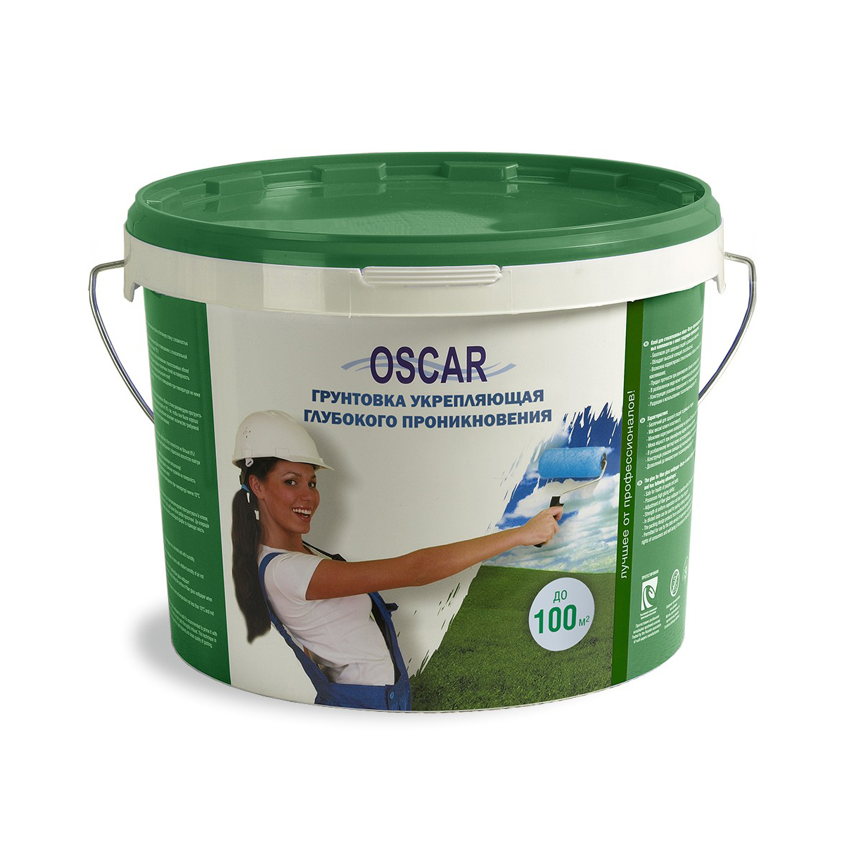 Грунтовка для внутренних и наружных работ 10 кг "oscar"