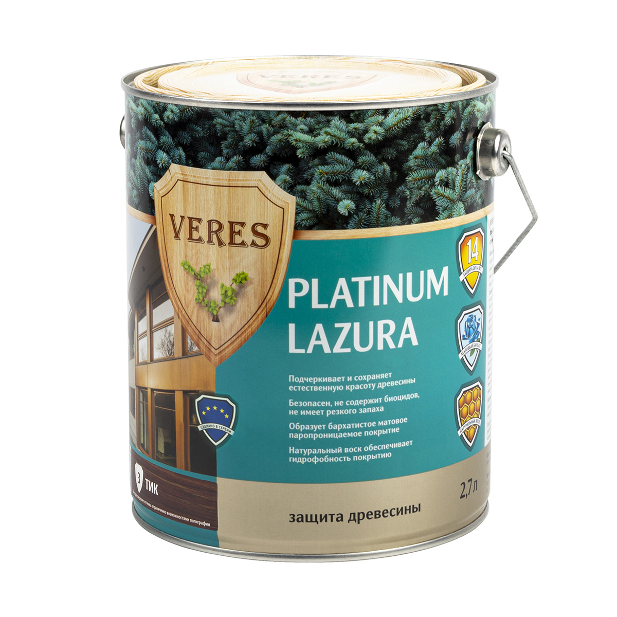 Верес платинум № 3 тик  2,7 л (1/4) "veres"