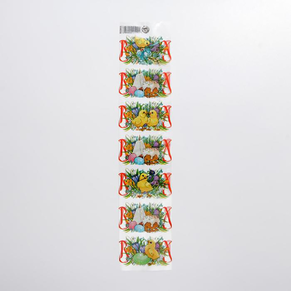 Термопленка для яиц "цыплята в цветах" 9*16 см (1) 5385333