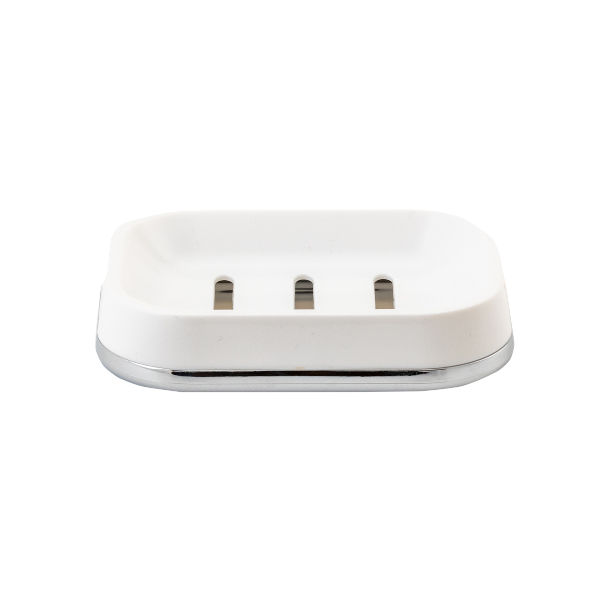 Мыльница "gloss" пласт. (белый) (1/12) "аквадекор" attp-1901wh-04