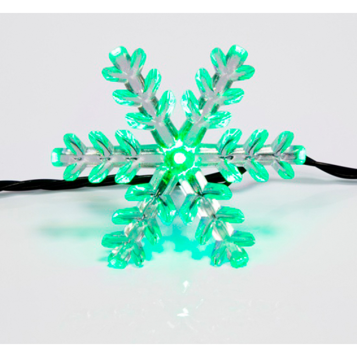 Электрогирлянда "снежинки" 4,4 м, 30 разноцв. ламп (1/36) "neon-night" 303-065