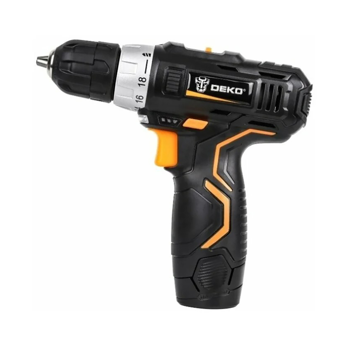 Дрель-шуруповерт аккум. gcd12du3 с набором инструментов 104 предм., 2 аккум. (1) "deko" 063-4133