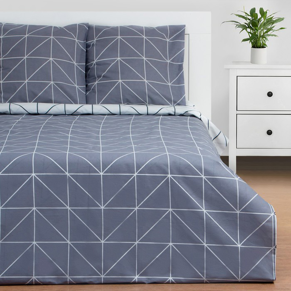 Постельное белье "этель" grey haze 2 сп. (бязь) (1) 7533793