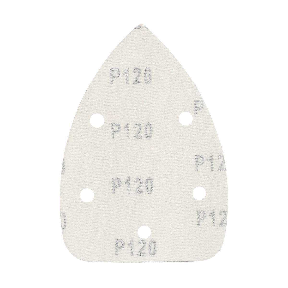 Треугольник шлифовальный на липучке 140*140*80 мм, р120, набор 5 шт. (1/100) "patriot" 820010204
