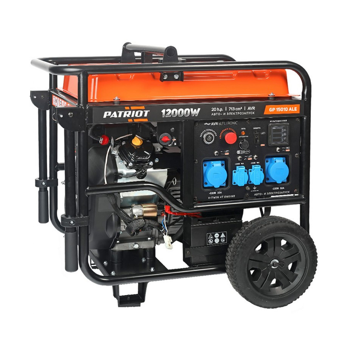 Генератор бензиновый gp-15010ale (1) "patriot" 474101810
