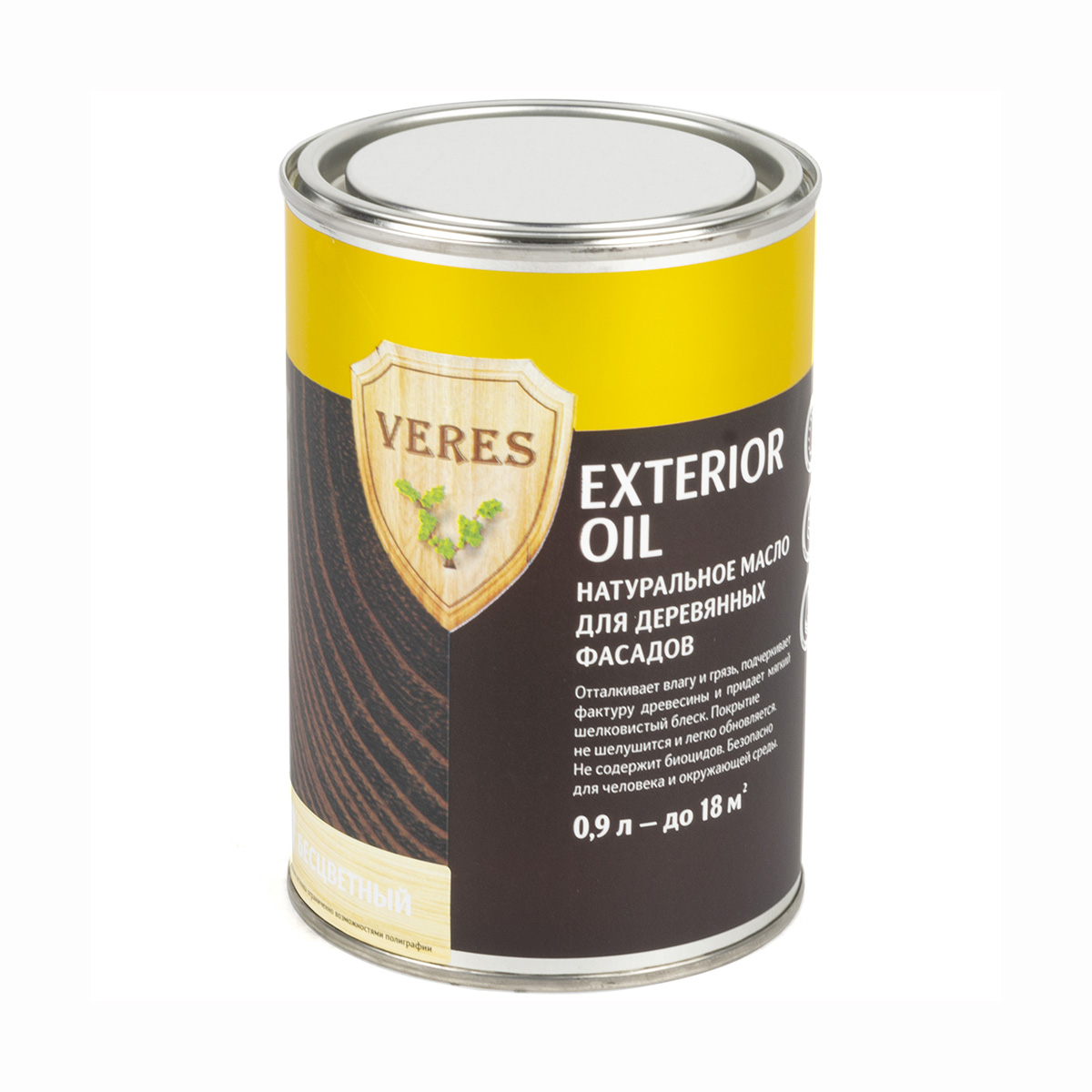 Верес масло для наруж. работ  "oil exterior" № 1 бесцветный  0,9 л (1/6) "veres"