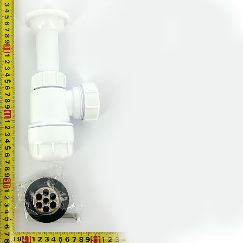 Сифон McALPINE бутылочный 1 1/2" x 40 мм с вып. 60 мм и пробкой, выход 40 мм компрес.