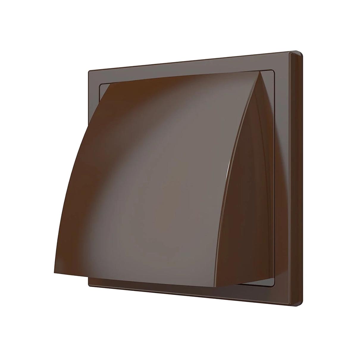 Выход стенной вытяжной с обратным клапаном 150 х 150 мм с фланцем d100 (1/20) "эра" 1515к10фв кор