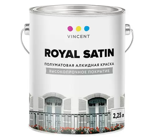 Vincent Royal Satin / Винсент Роял Сатин алкидная краска универсальная