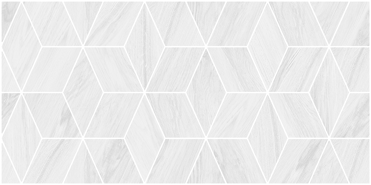 Forest плитка настенная белый рельеф 30x60