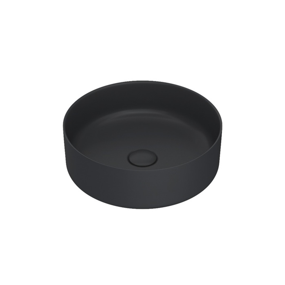 Раковина накладная "ray" (черный матовый) (1) "iddis" raybm03i27