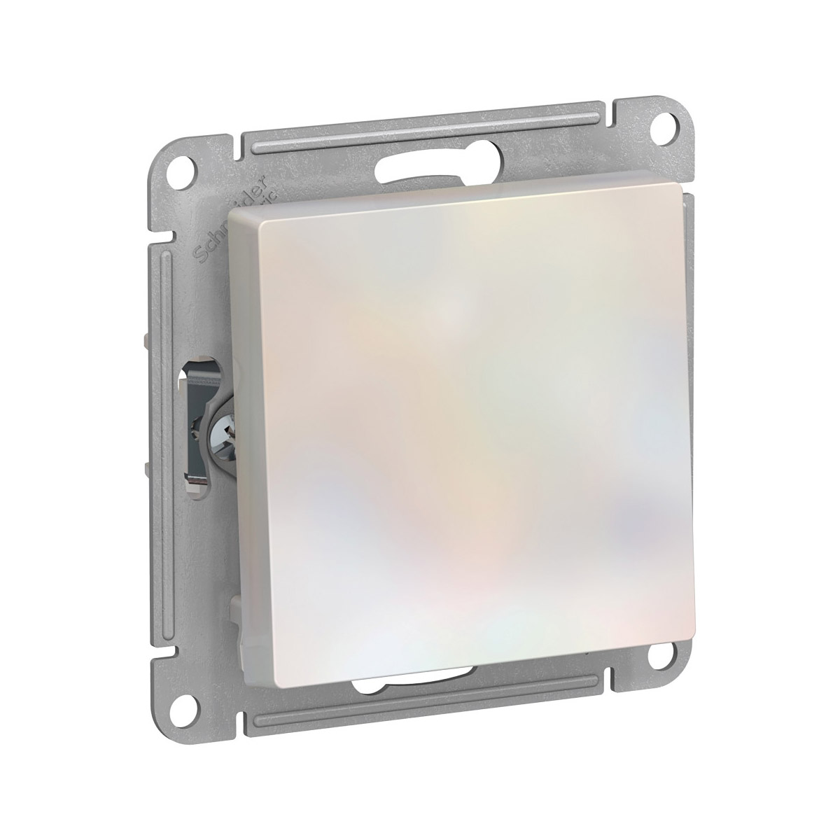 Переключатель перекрестный "atlasdesign" 1 кл. (механизм) 10а, жемчуг (1/5/20) "schneider"