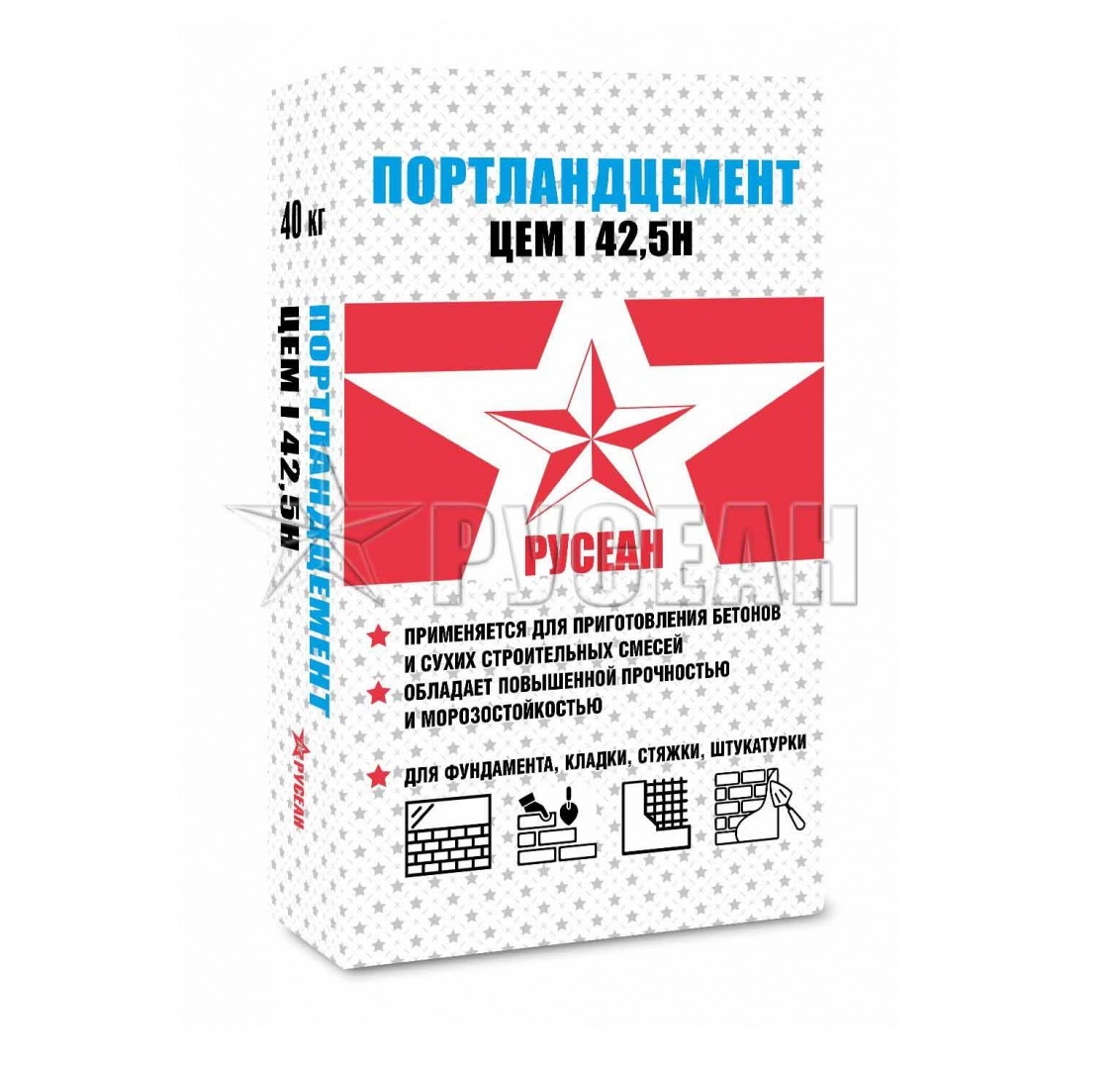 Портландцемент Русеан М500 40 кг