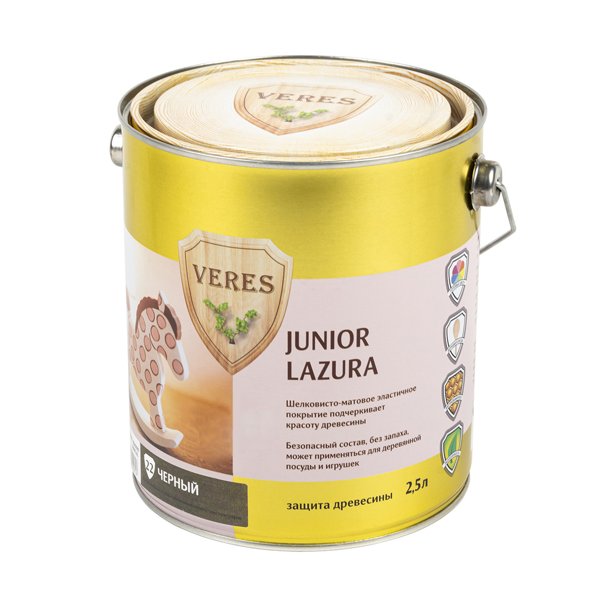 Верес джуниор №22 черный 2,5 л (1/4) "veres"