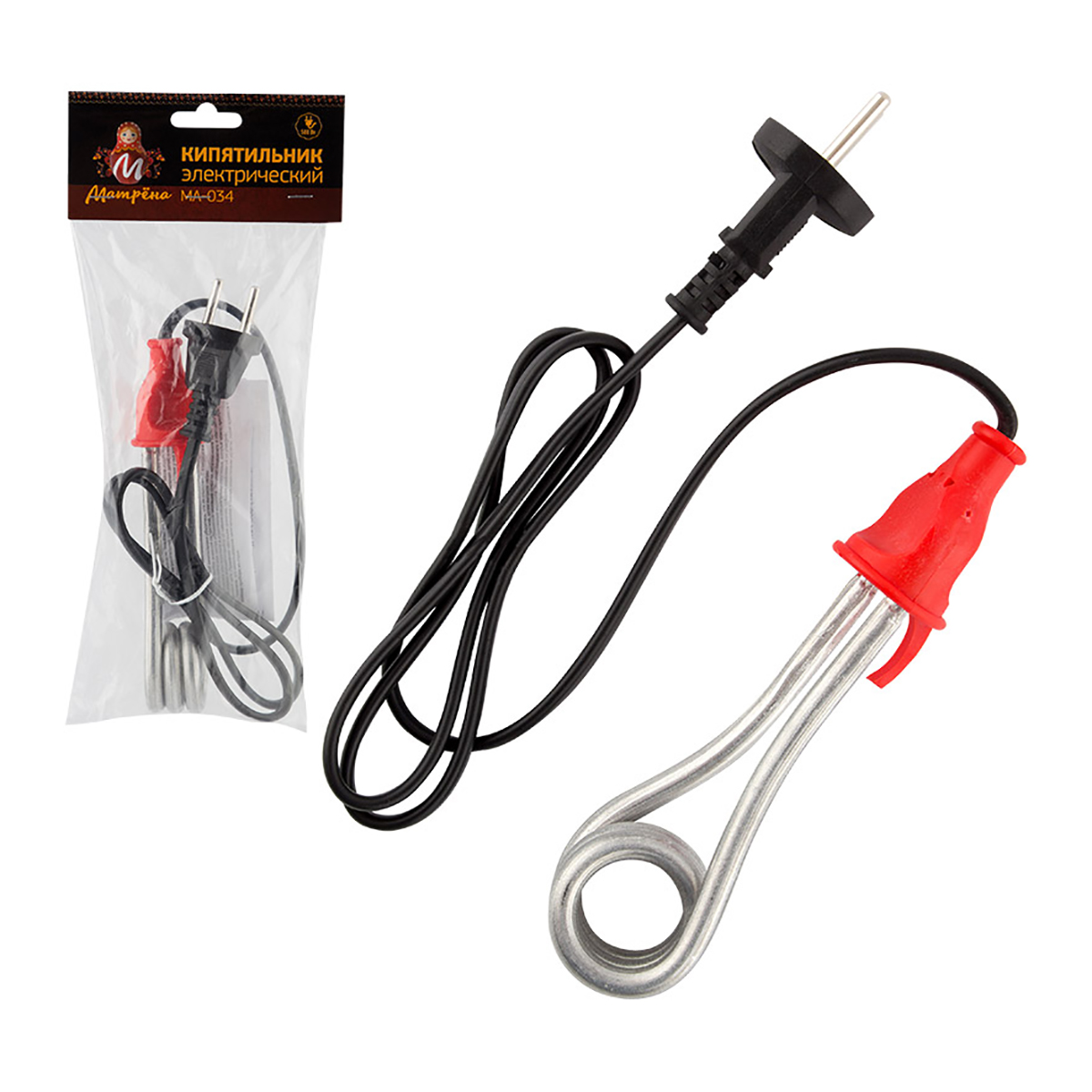 Кипятильник электр. "матрёна" ма-034 0,5 квт (1/25)