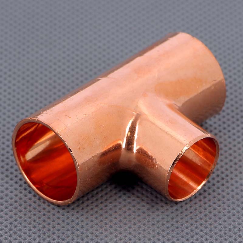 Тройник переходной под пайку 22 х 18 х 22 мм VIEGA медный