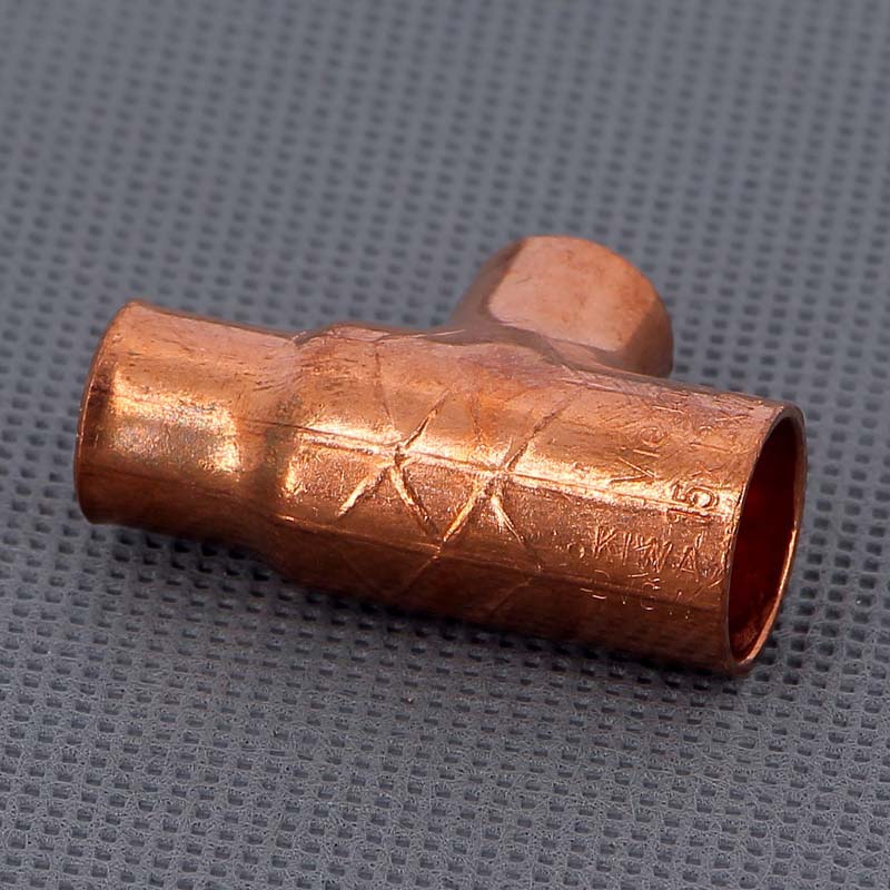 Тройник переходной под пайку 15 х 12 х 12 мм VIEGA медный