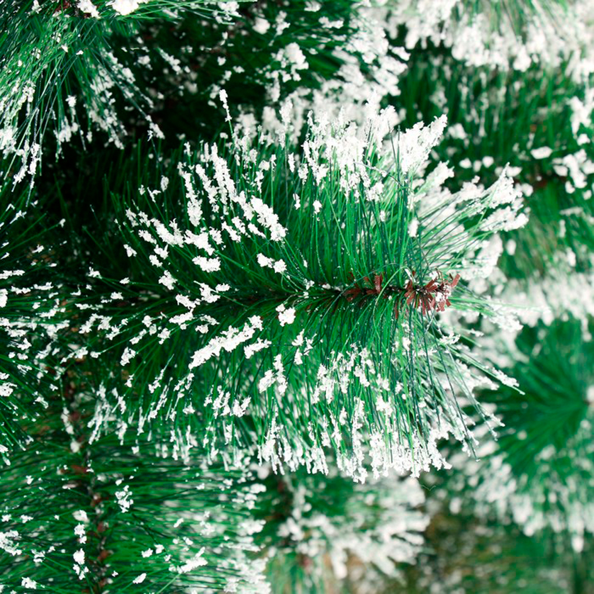 Кедр декор. в снегу 180 см, 235 веток (зеленый) "зимнее волшебство" 703640