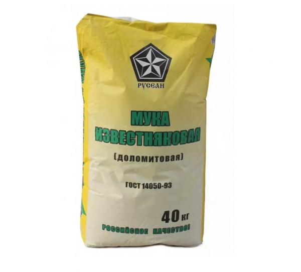 Известь (мука известняковая) Русеан 40 кг