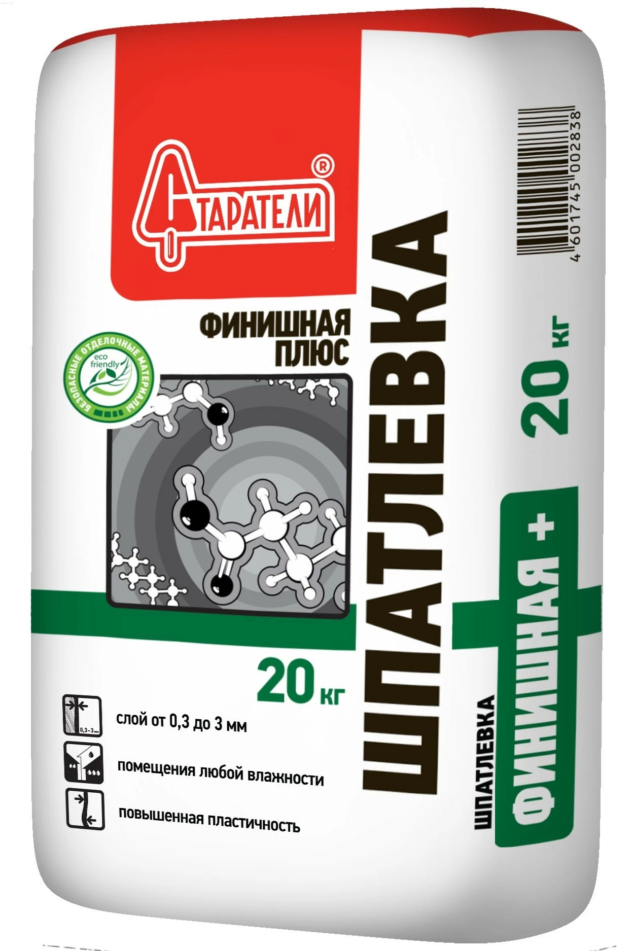 Шпатлевка финишная плюс Старатели (20кг)