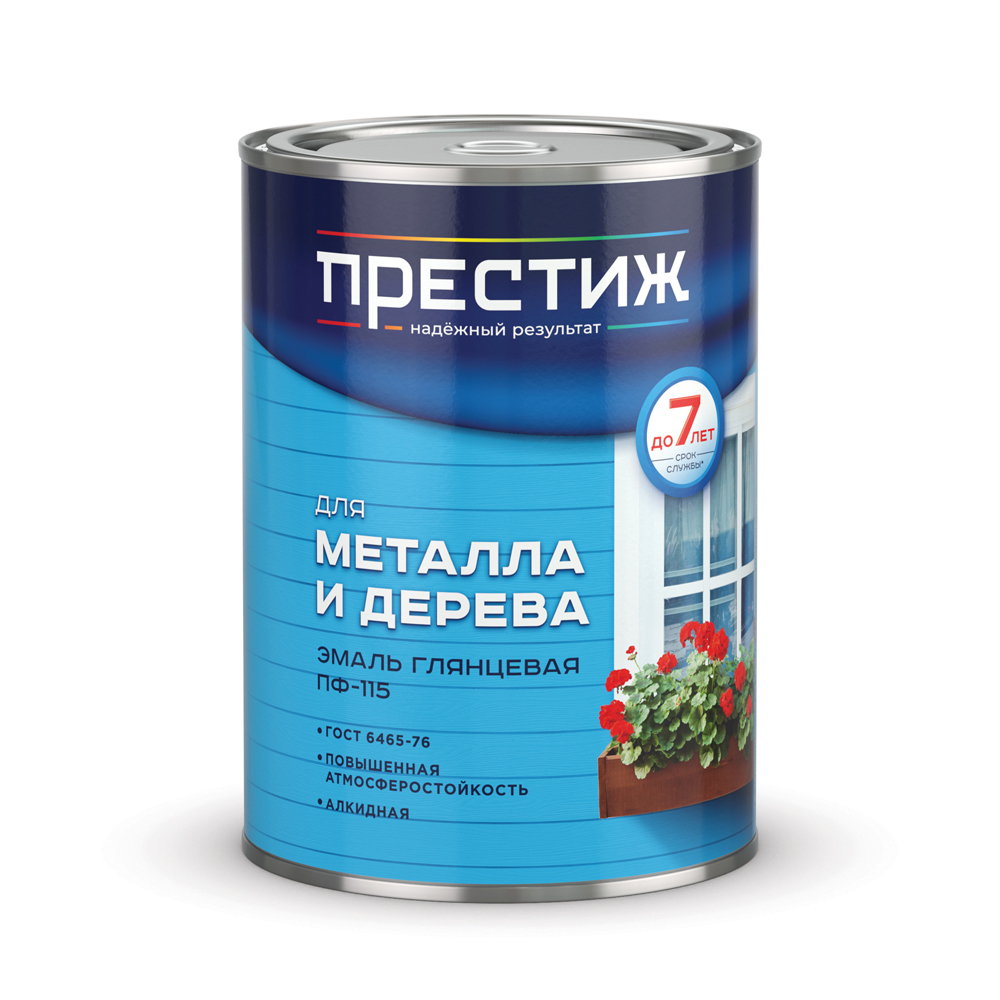 Эмаль пф-115 лимон  0,9 кг (1/14) "престиж"