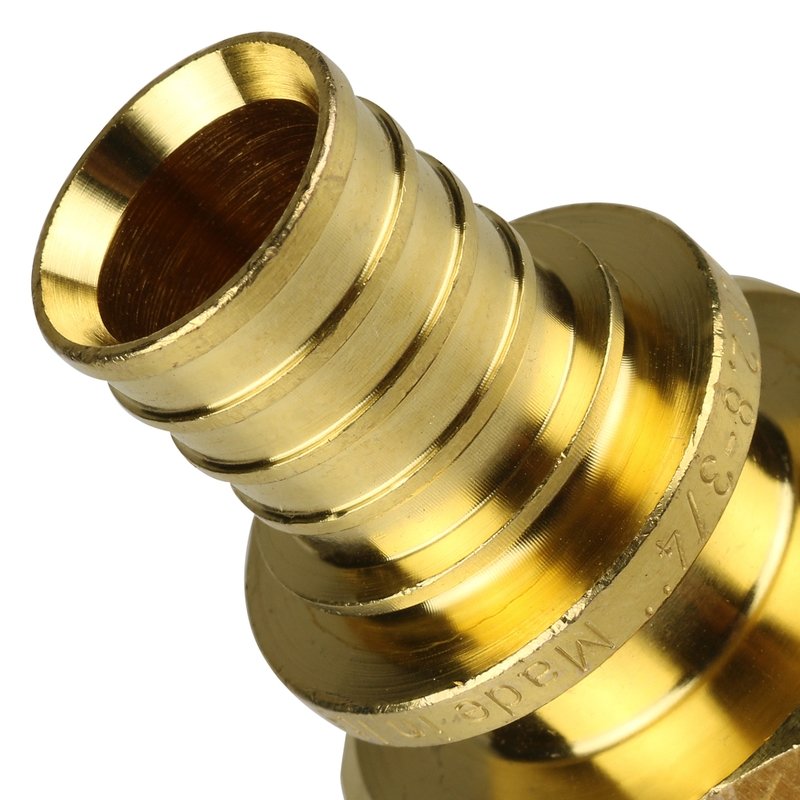 Муфта ВР 20 x 3/4" аксиальная для труб PE-X STOUT