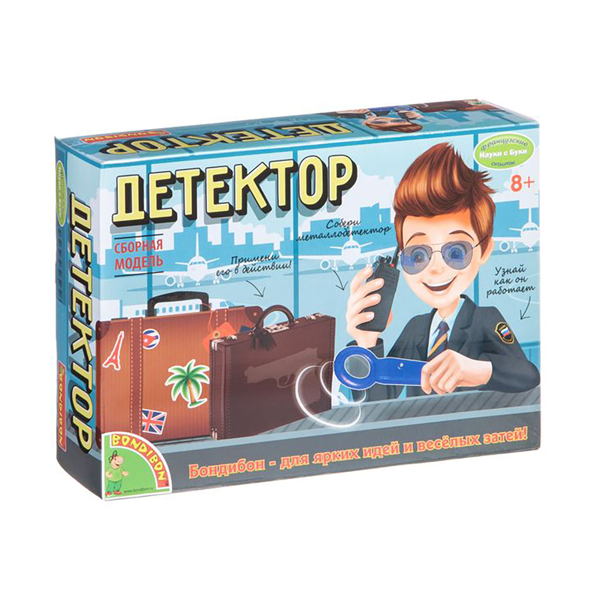Сборная модель "науки с буки" детектор "bondibon" вв1684