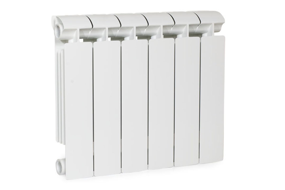 Биметаллический радиатор 6 секций GLOBAL STYLE PLUS 350, 425х480х95